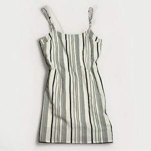 Lulus Mini Dress XS Black White Lightweight Casual Sleeveless